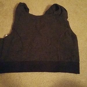 Aerie chill high neck plunge back bra